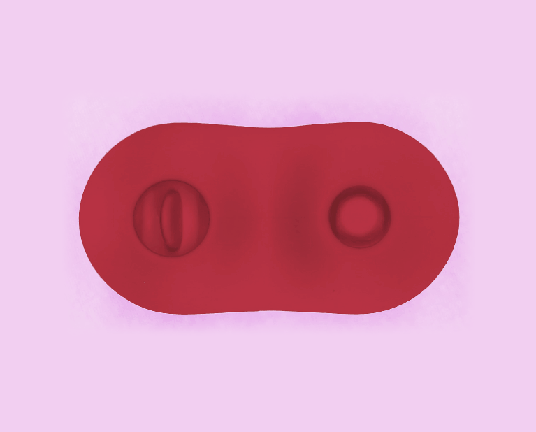 ToyCod 阴蒂吮吸舌振动器 - 10 个吸盘 + 10 个舔模式,带便携式可充电心形盒 - 2 合 1 私人爱玩具口腔刺激器成人性玩具,玫瑰